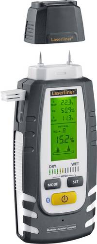 Laserliner MultiWet-Master Compact Plus Materialfeuchtemessgerät Temperaturmessung