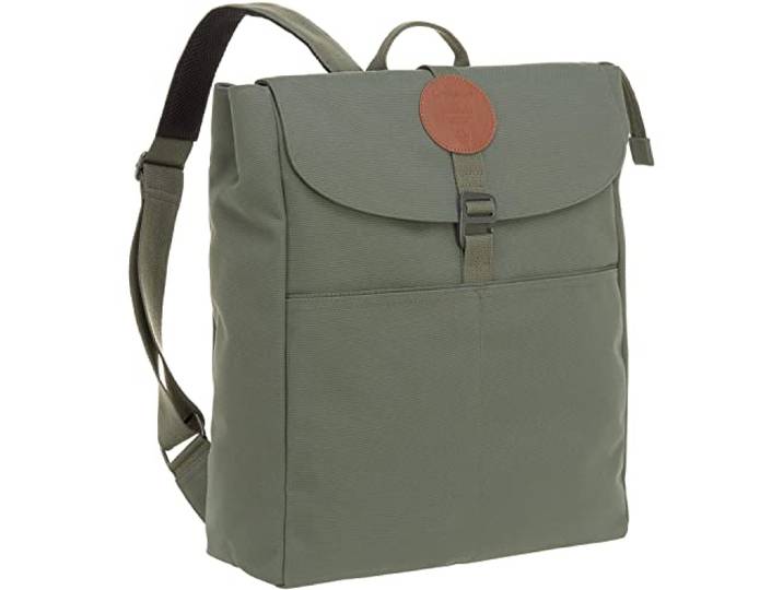 LÄSSIG Baby Wickelrucksack Wickeltasche Babytasche stylische Tasche inkl. Wickelzubehör/Backpack Adventure, Olive