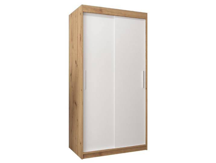 ABIKS MÖBEL Schwebetürenschrank Tokyo Schlafzimmer Kleiderschrank - Schiebetüren Kleiderstange Regalen