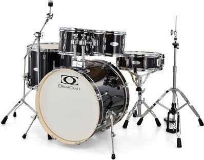 DrumCraft Series 3 Standard Set Black Schwarz