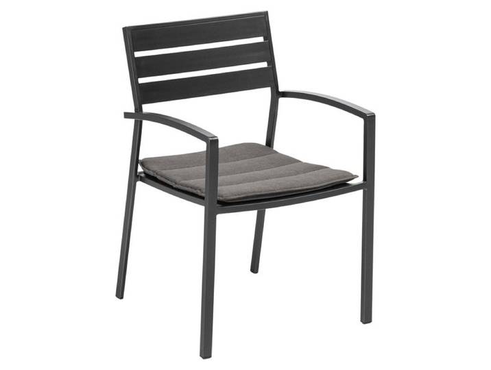 Kettler Rouen Stapelsessel Aluminium/Olefin Dunkelgrau