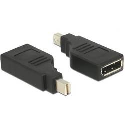 Delock 65626 DisplayPort Adapter [1x Mini-DisplayPort Stecker - 1x DisplayPort Buchse] Schwarz