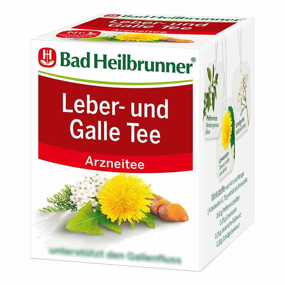 Bad Heilbrunner Naturheilm.GmbH&Co.KG Bad Heilbrunner Tee Leber und Galle Filterbeutel 04250998