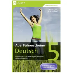 Führerscheine Deutsch Klasse 5, Schulbücher von Verena Euler, Andreas Reul