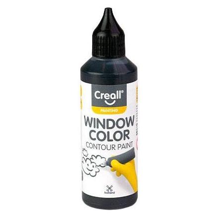 Creall Fensterfarbe Kontur Schwarz - 80 ml (80 ml) (64175911)