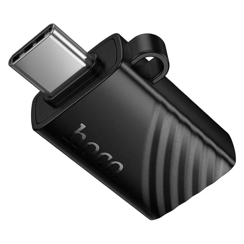 Hoco Czytnik Czytnik kart TF 2.0 USB-C HB53 czarny (USB-C) (72545418)