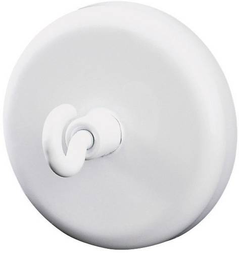 Dahle Magnet (Ø x H) 47mm x 32mm rund, mit Haken Weiß 1 St. 95861