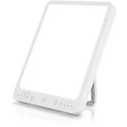 Mybeo Tageslichtlampe LED Lichttherapielampe, Tageslichtleuchte mit Standfuß, Lichtdusche, Dimmfunktion, verschiedene Lichtmodi, LED fest integriert