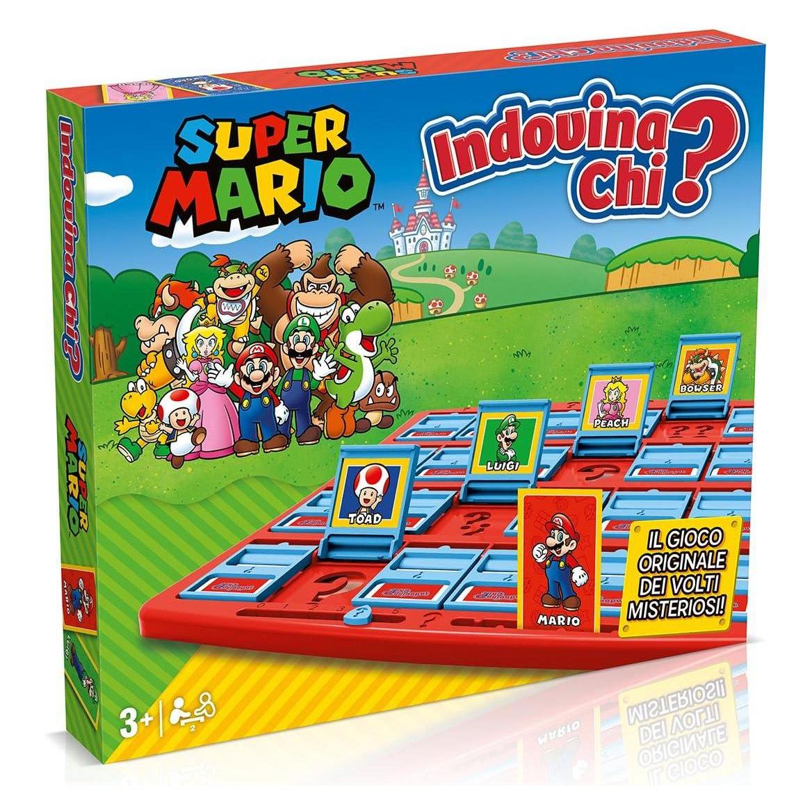 Winning Moves Indovina Chi? Super Mario - Gioco in Scatola (Italienisch, 2 Spieler) (30112022)