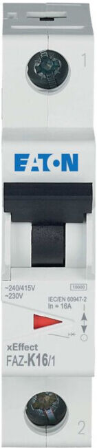 Eaton Disjoncteur modulaire FAZ-K16/1 K 16A 1p (278599)