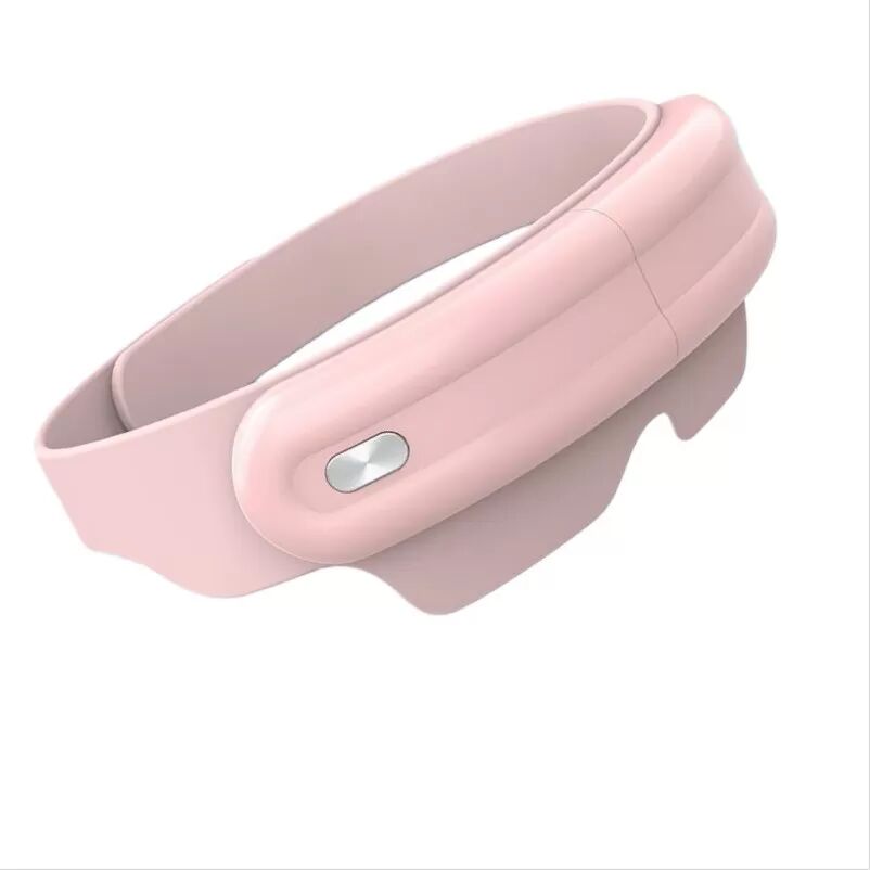 INF Luftdruck, Vibration, Wärme, Bluetooth Augenmassagegerät mit Musik & Sprachausgabe Rosa