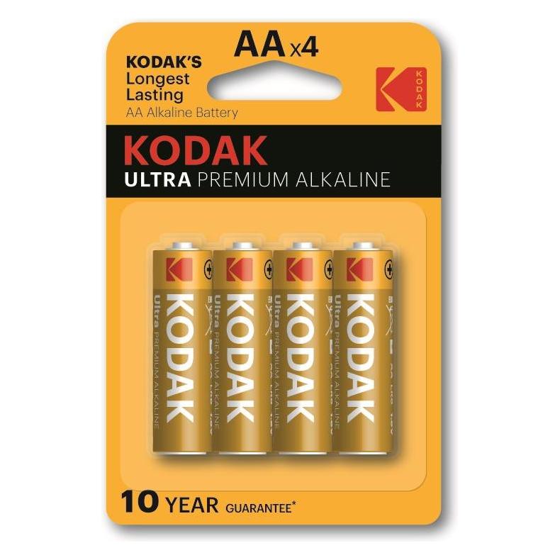 Kodak Ultra Premium Single-use battery AA Alkaline - Batterie (4 Stk., AA) (30959514)
