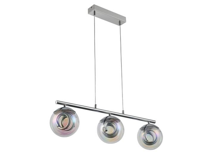 LED-Hängeleuchte Moderni Chrom/Perlmutt max. 18 Watt