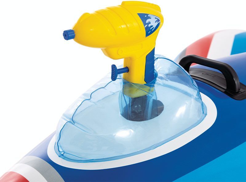 Avion à chevaucher Intex avec pistolet intégré