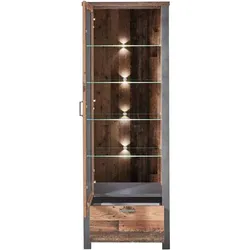 Innostyle, Vitrine + Buffetschrank, Cardiff (69 x 40 x 194 cm)