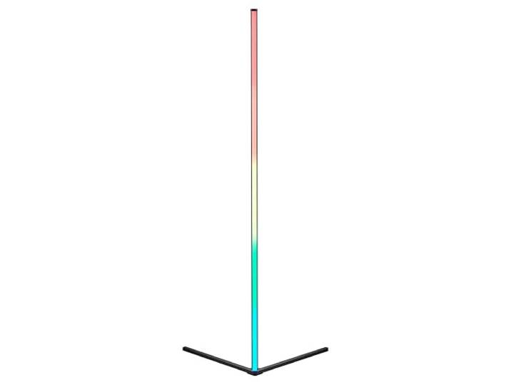 Reality Leuchten LED Stehleuchte Level R45721102, Metall Schwarz matt, inkl. 10 Watt RGB LED, Fernbedienung, Dynamic Light, Sound Control