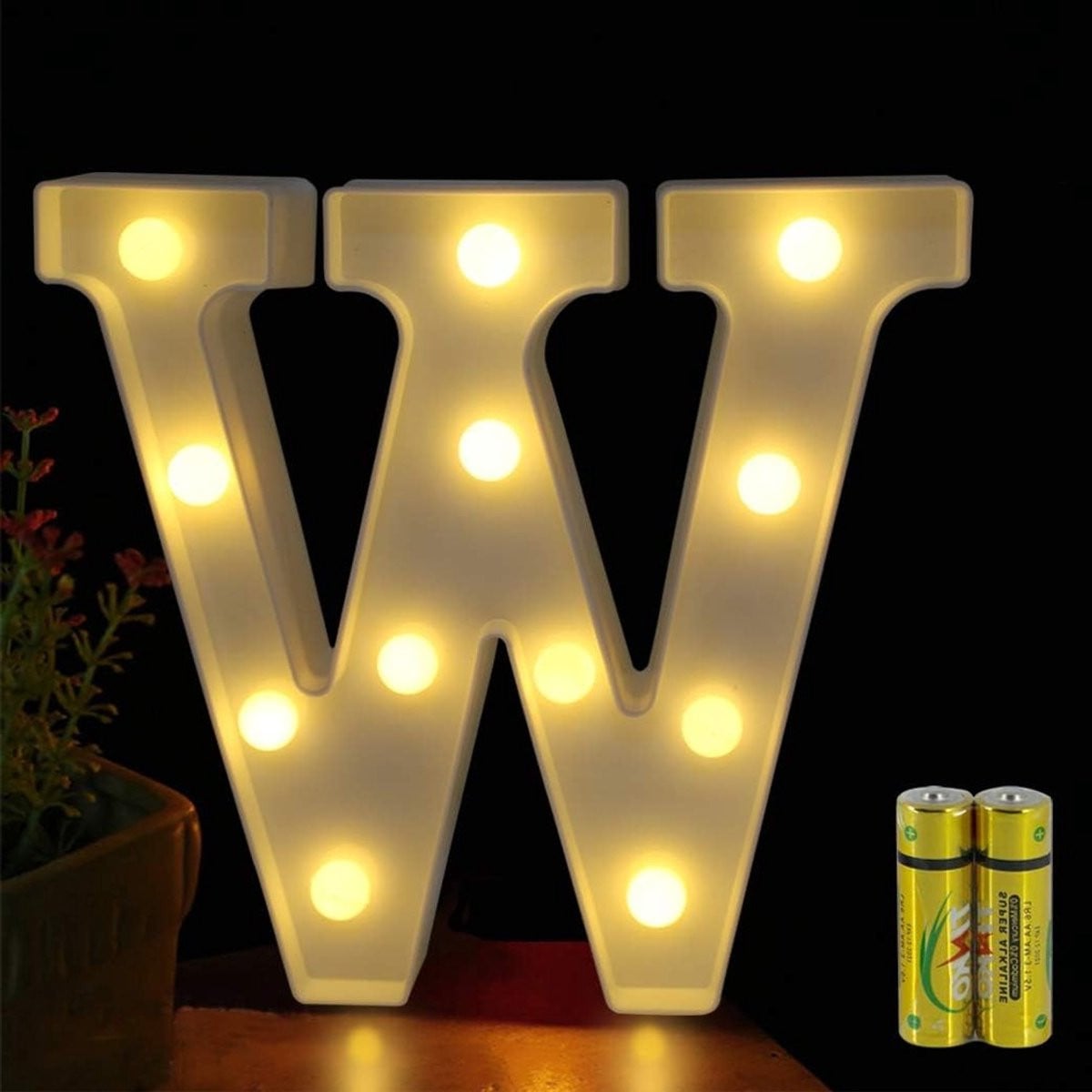 LED Alphabet Nachtlamp voor Decoratie in Kinderkamers en Feestjes