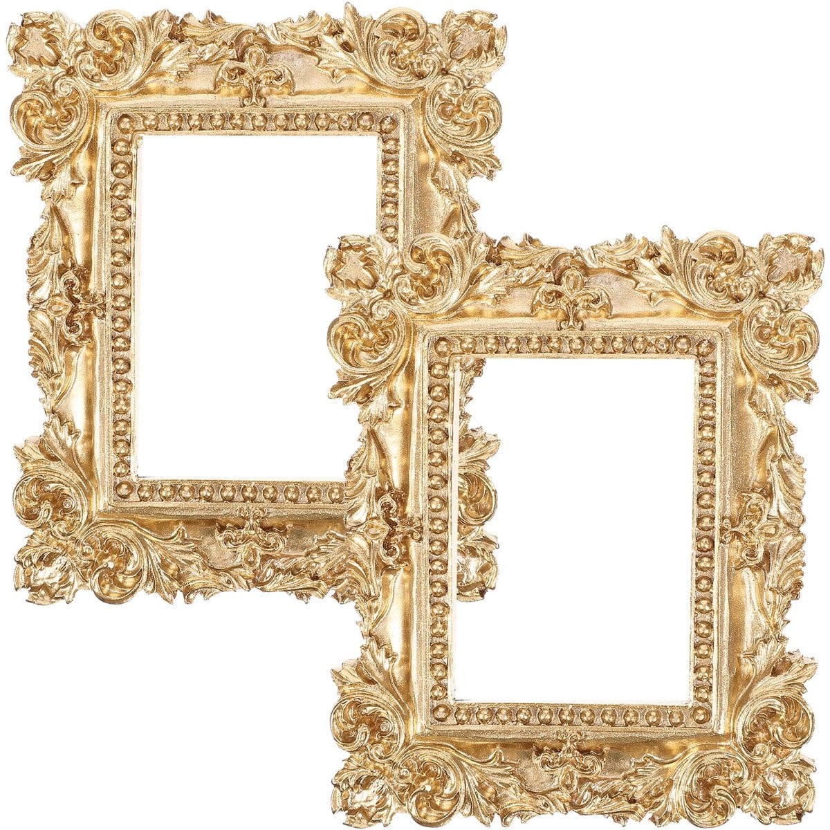 Set van 2 Retro Mini Resin Fotolijstjes voor Decoratie