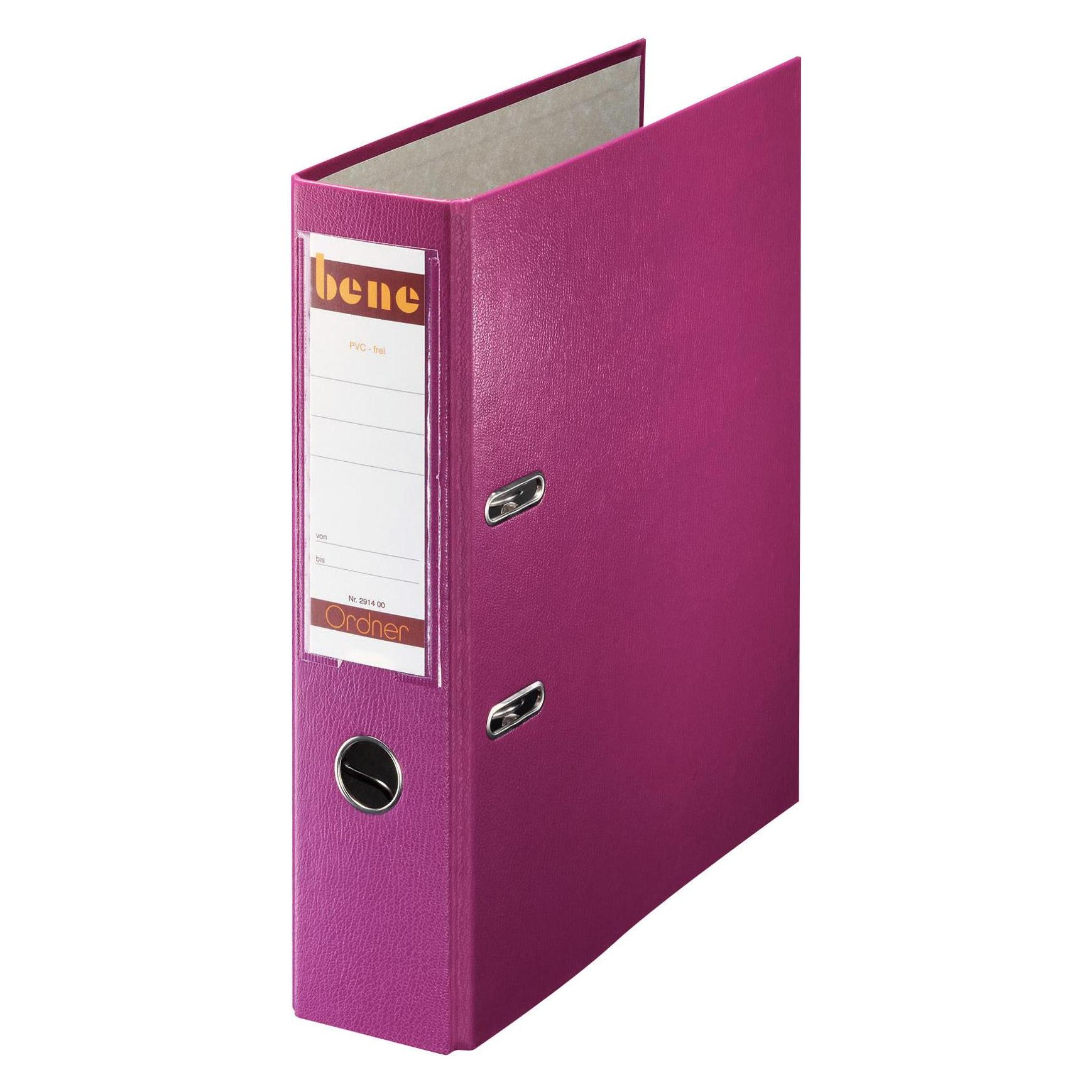 Leitz Bene 291400BRO. Material: Partikelbord, Karton, Papier, Kunststoff, Produktfarbe: Bordeaux, Format: (A4, 80 mm, 1 Stk.) (291400 BRO)