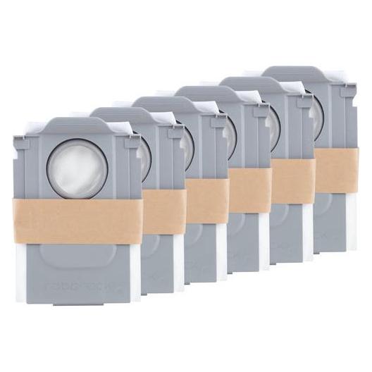 Roborock Staubsaugerbeutel 6 Stück (6 Stück, kompatibel mit mehreren Qrevo- und Saros-Modellen) (6x) (81DISPOSDBOVSAD6PCS)