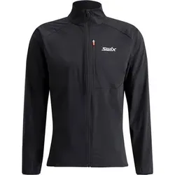 SWIX Langlaufjacke Focus Jacket M, Größe XL in Schwarz Schwarz