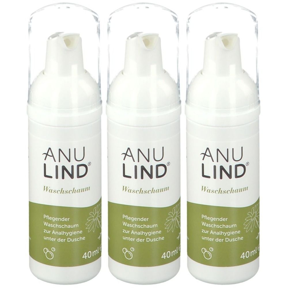 Anulind Cleanser Schaum x3 3x40 ml