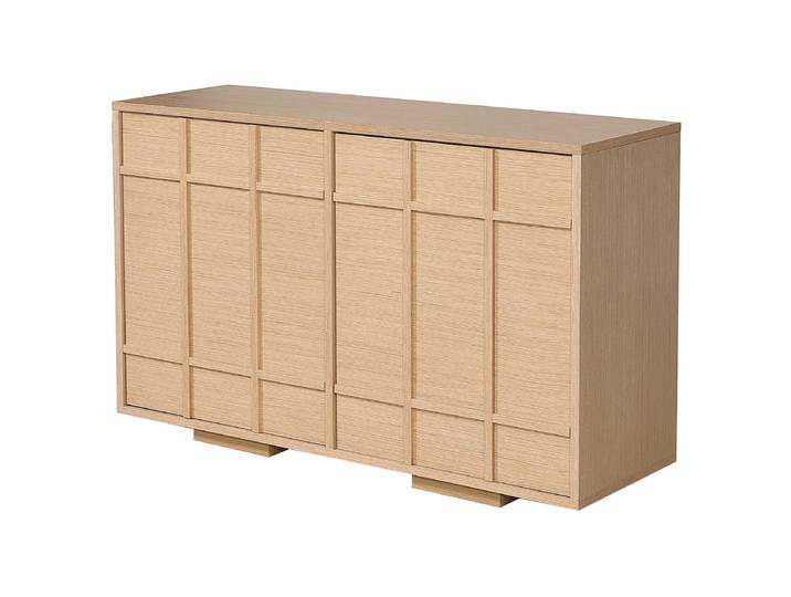 Kommode 120 x 75 x 40cm Holz/Eiche
