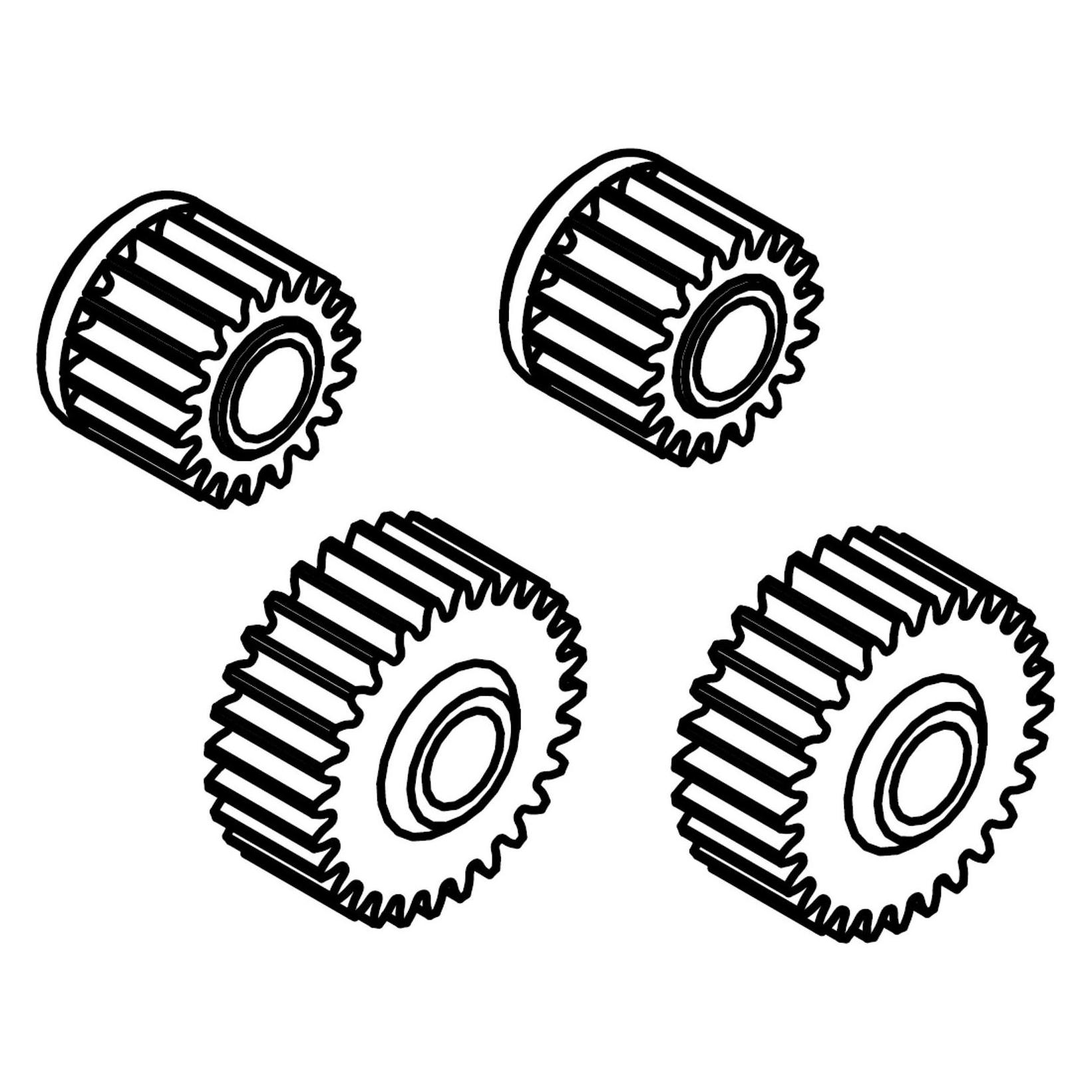 Amewi Portalachsenzahnräder 28Z / 18Z RCX10 (021-17223031)
