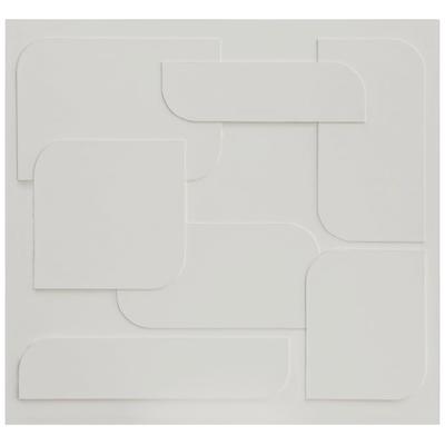 Fototapete VTWONEN "Soft 3D Light Grey", grau (mehrfarbig), B:3m L:2,8m, Vlies, Tapeten, 280x300 cm