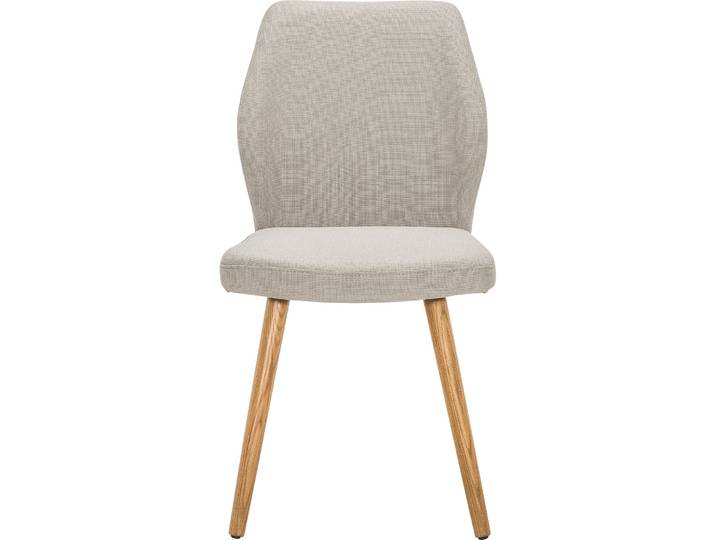 Stilvoller Stuhl Elonie Stoff, Holz chrom - Material: Stoff/Holz - Stuhl