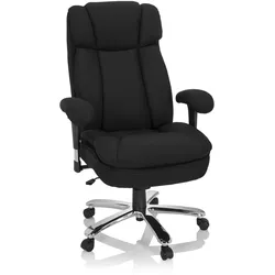 hjh OFFICE XXL Drehstuhl BUILDER XXL I Stoff mit Armlehnen (höhenverstellbar)