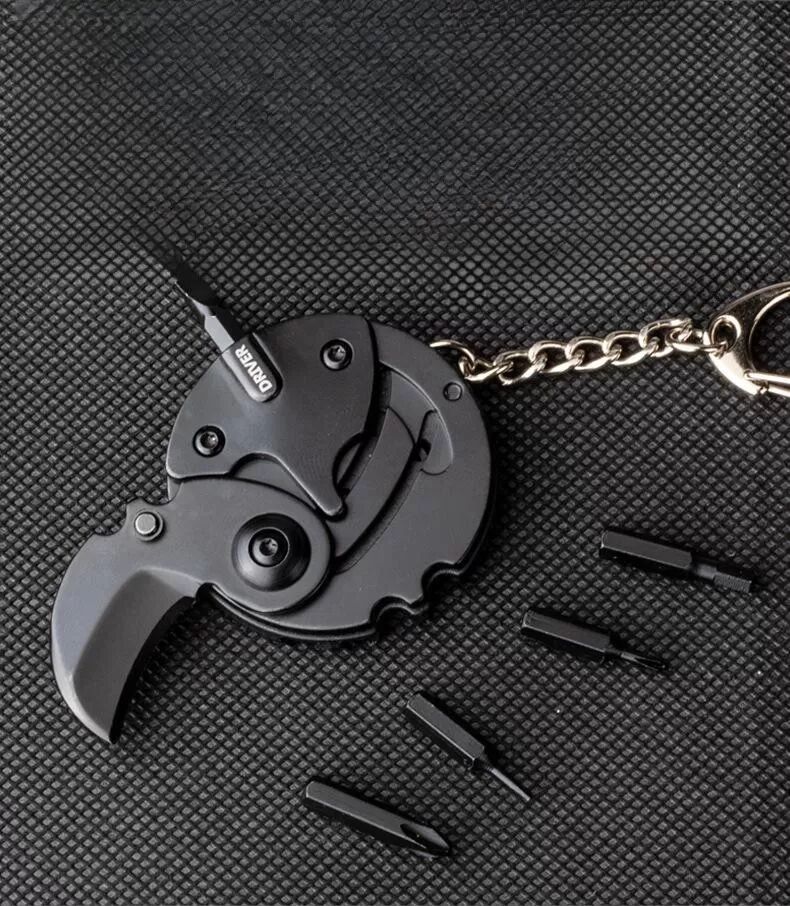 INF Couteau à pièces créatif, couteau pliant polyvalent