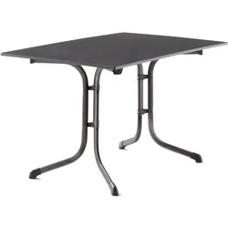 SIEGER  3160- 3160-55 Bouelvard-Klapptisch vivodur, 120x80 cm, eisengrau