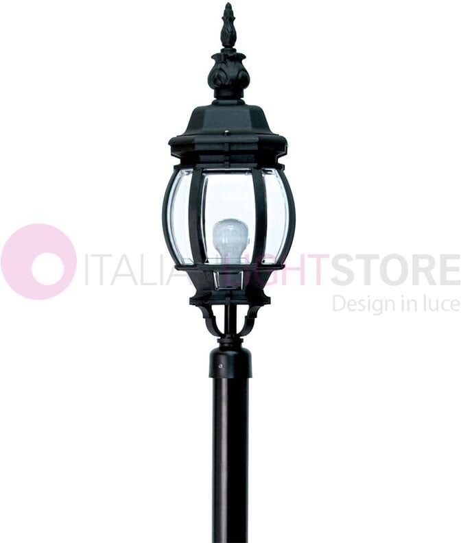 Boston Grande Lampione Classico Per Esterni Giardino H.151 Cm