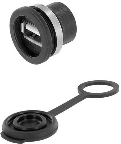 Encitech USB 2.0 Typ A Chassisbuchse, Einbau 1310-1001-01 M16 1310-1001-01 Inhalt: 1St.