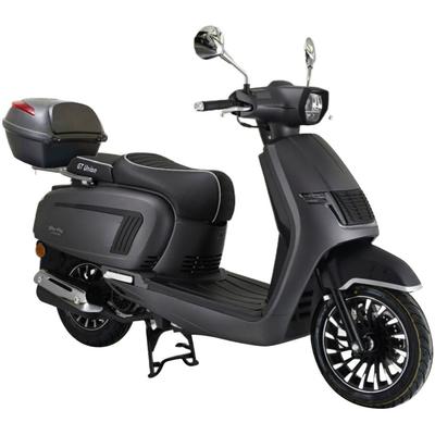 Motorroller GT UNION "Venis 25 (mit/ohne Topcase)", grau (grau metallic matt, schwarz), Motorroller, mit Topcase, 25 km/h