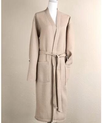 Highgrove Bath Robe Body Towel Bora Bora Waffle Pattern Cotton