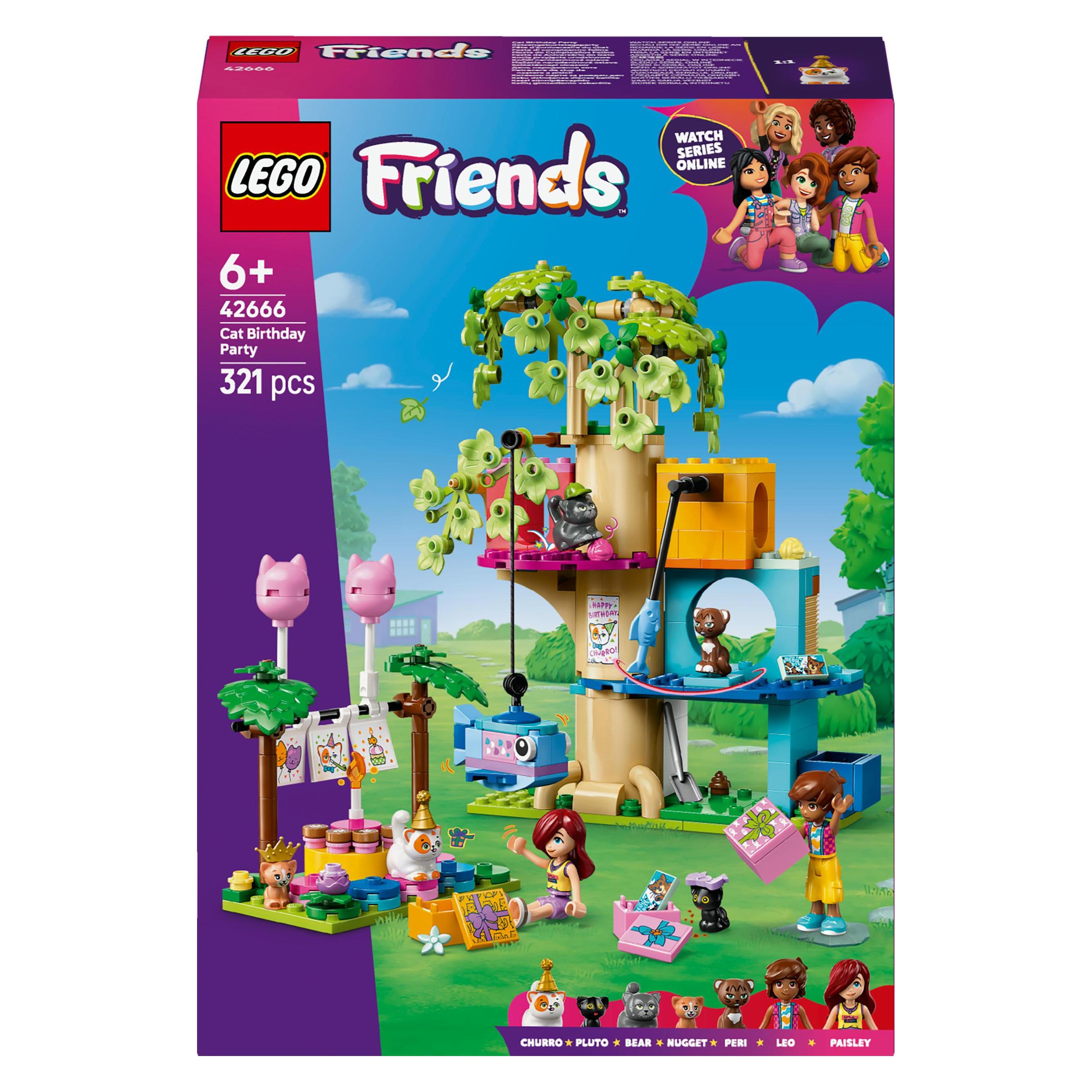 LEGO Katzengeburtstagsparty & Baumhaus (LEGO Friends) (42666)