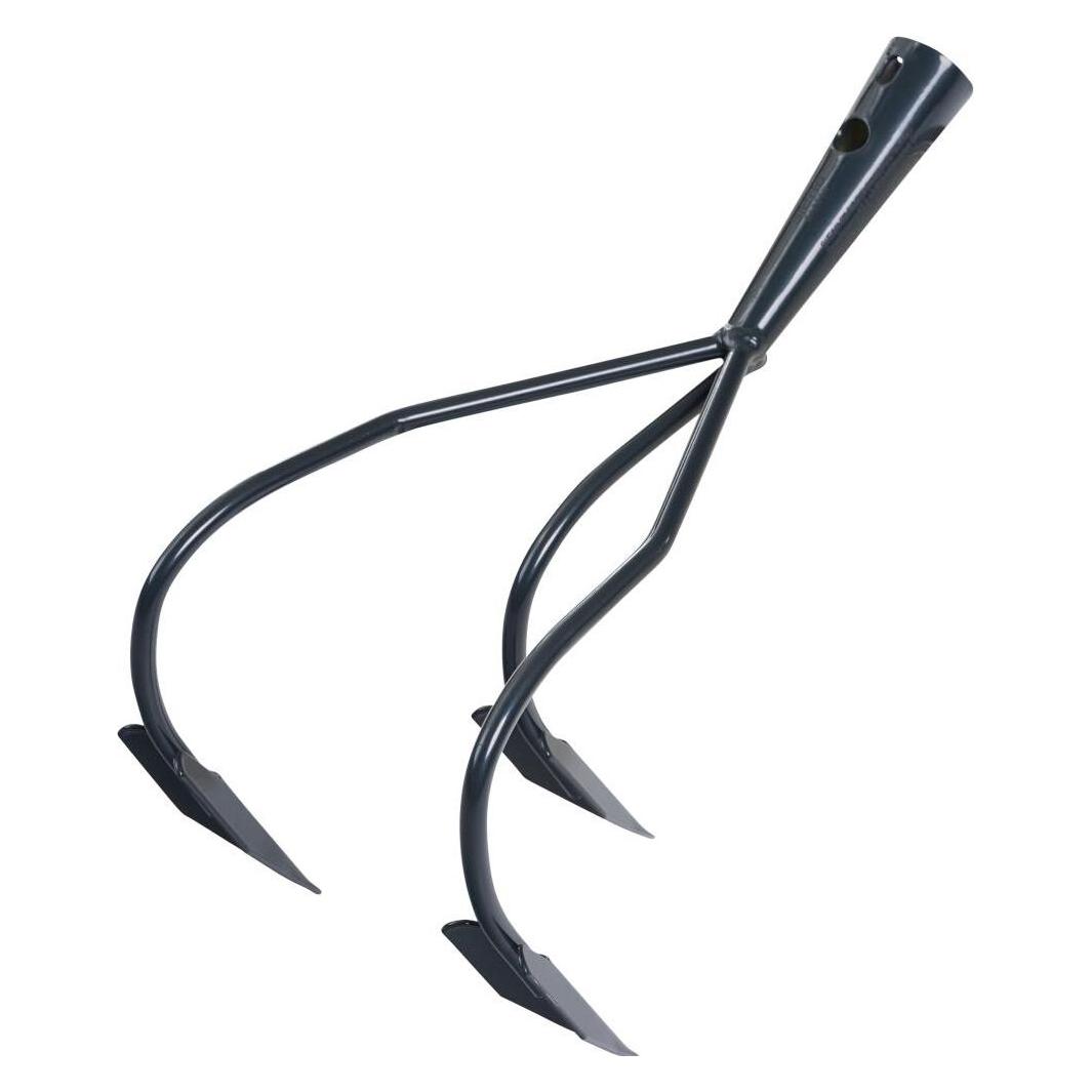 Siena Garden Kultivator 3 Zinken 15 cm ohne Stiel 28 mm Dülle anthrazit (T42420)
