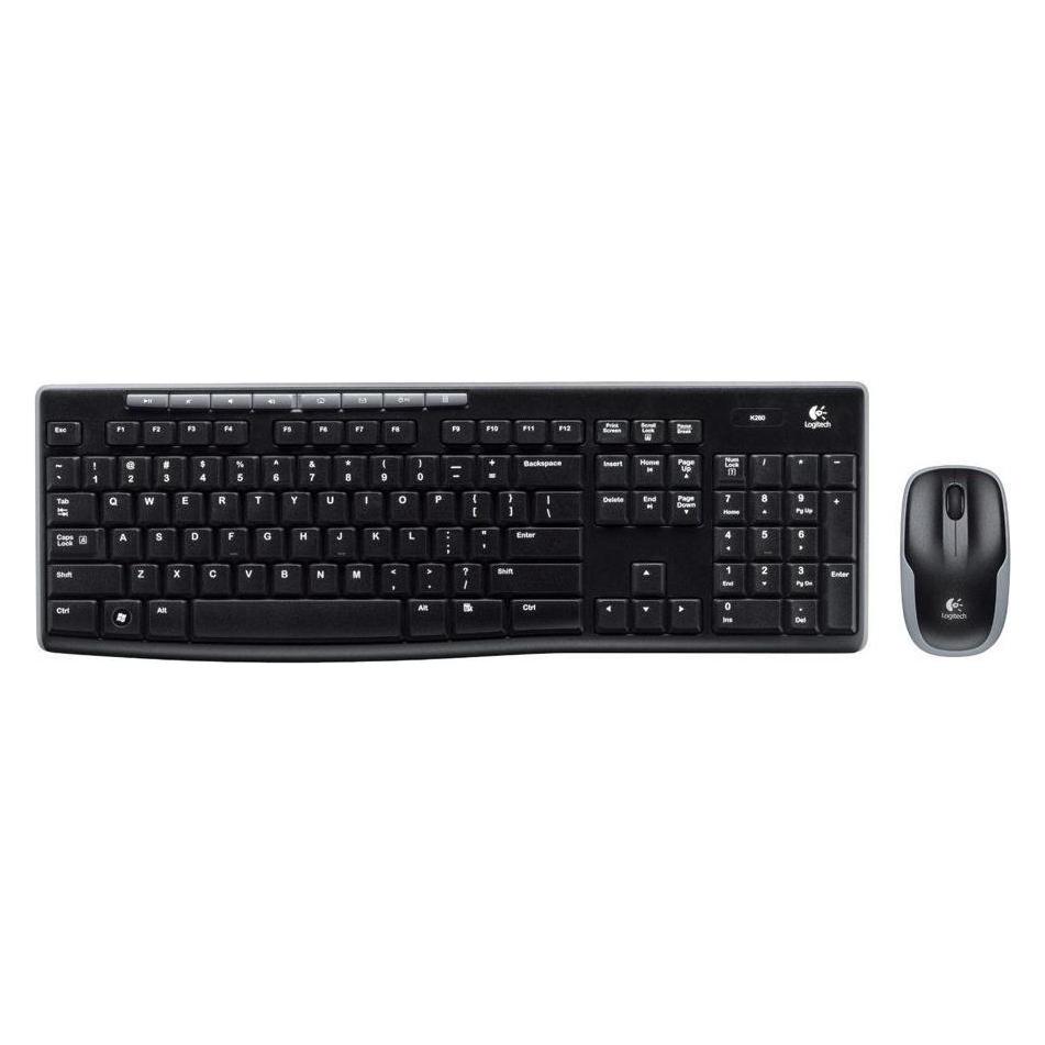 Logitech Mk270 (Eng. Int., Kabellos) (920-004508)