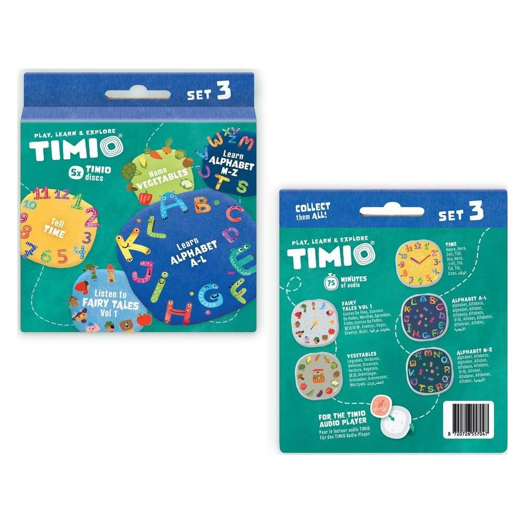 Timio Audio Disc Set 3 (Chinesisch, Deutsch, Englisch, Französisch, Italienisch, Niederländisch, Portugiesisch, 70 min) (043.020203)