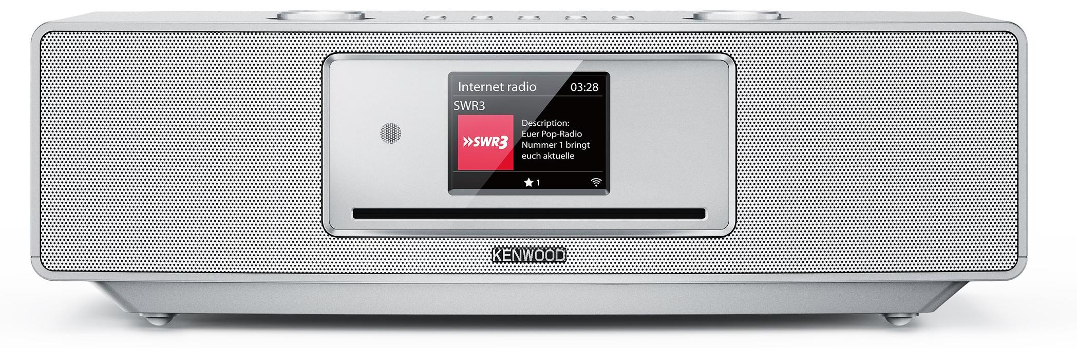 Kenwood Electronics CR-ST700SCD-S, Internet, Digital, DAB+, FM, 87,5 - 108 MHz, 174.928 - 239.2 MHz, 43 W