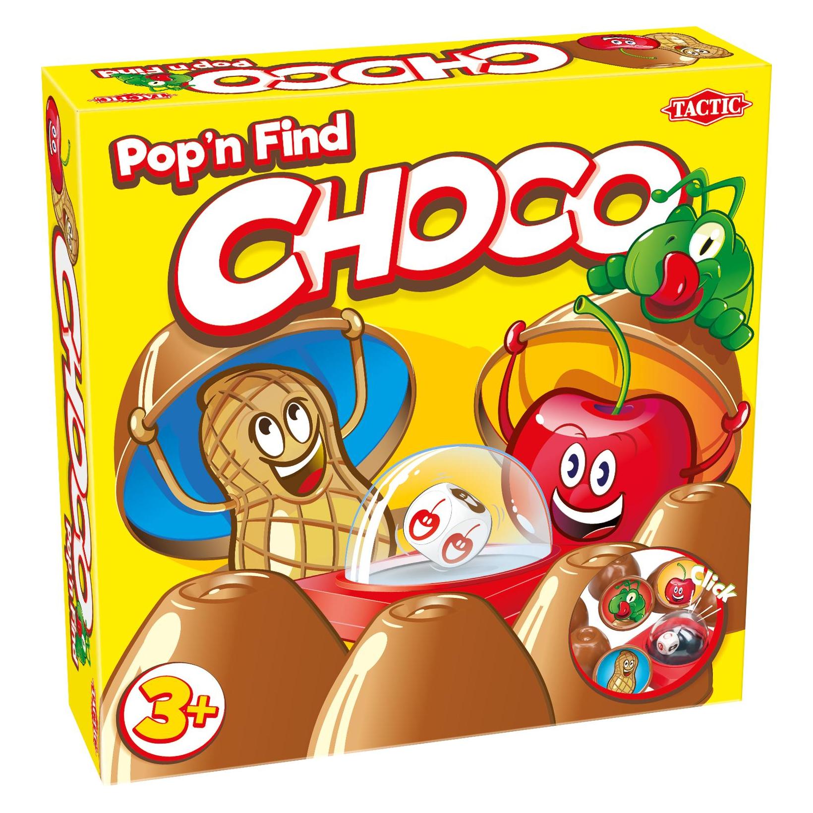 Default Tactic Choco board game (Dänisch, Deutsch, Englisch, Estnisch, Finnisch, Französisch, Lettisch, Litauisch, Niederländisch, Norwegisch, Polnisch, Schwedisch, Ukrainisch, Ungarisch, 2 - 4 Spieler) (61001)