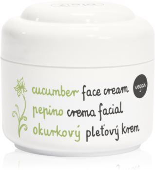 Ziaja Cucumber creme hidratante e apaziguador com vitaminas A e E 50 ml. Cucumber