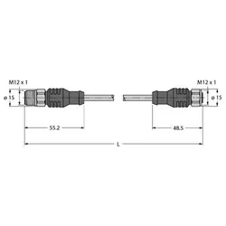 Turck Feldbusleitung RSCV-RKCV #8900662