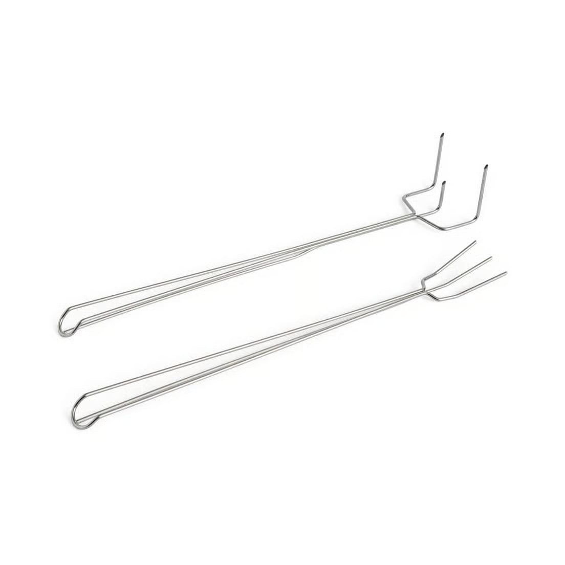 HAY Outdoor Market grillvork set van 2 stuks, roestvrij staal, zilver