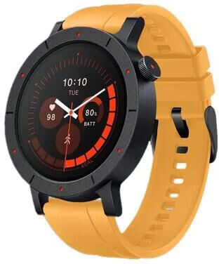 Everyday Crate Nothing CMF Watch 3 Pro Silicone Watch Band Soft Adjustable Replacement Strap With Black Buckle yellow