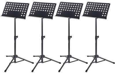 Thomann Orchestra Music Stand (4pcs) Noir