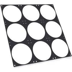 Alphacool Nova 1080 Lüfterblende 9x120mm - Black, PC Lüfter Zubehör, Schwarz