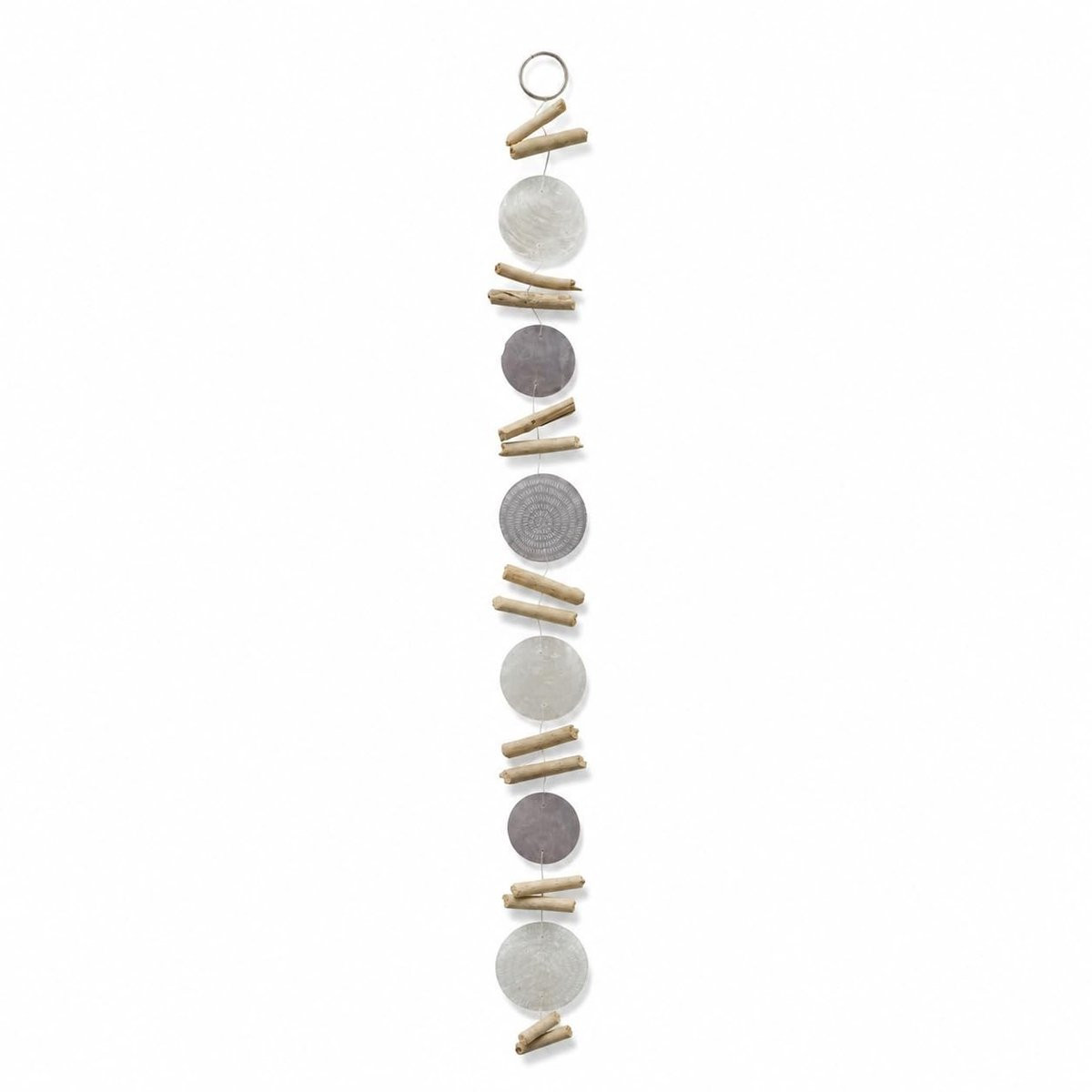 Capiz Garland met Driftwood Decoratie - 180 cm